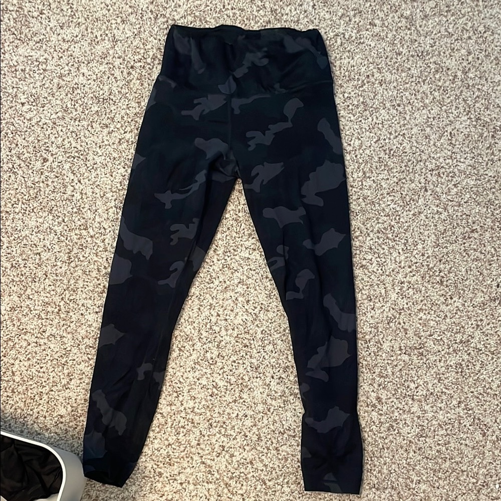 Women’s Black Camouflage Leggings